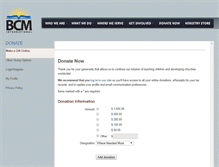 Tablet Screenshot of bcm21697.thankyou4caring.org
